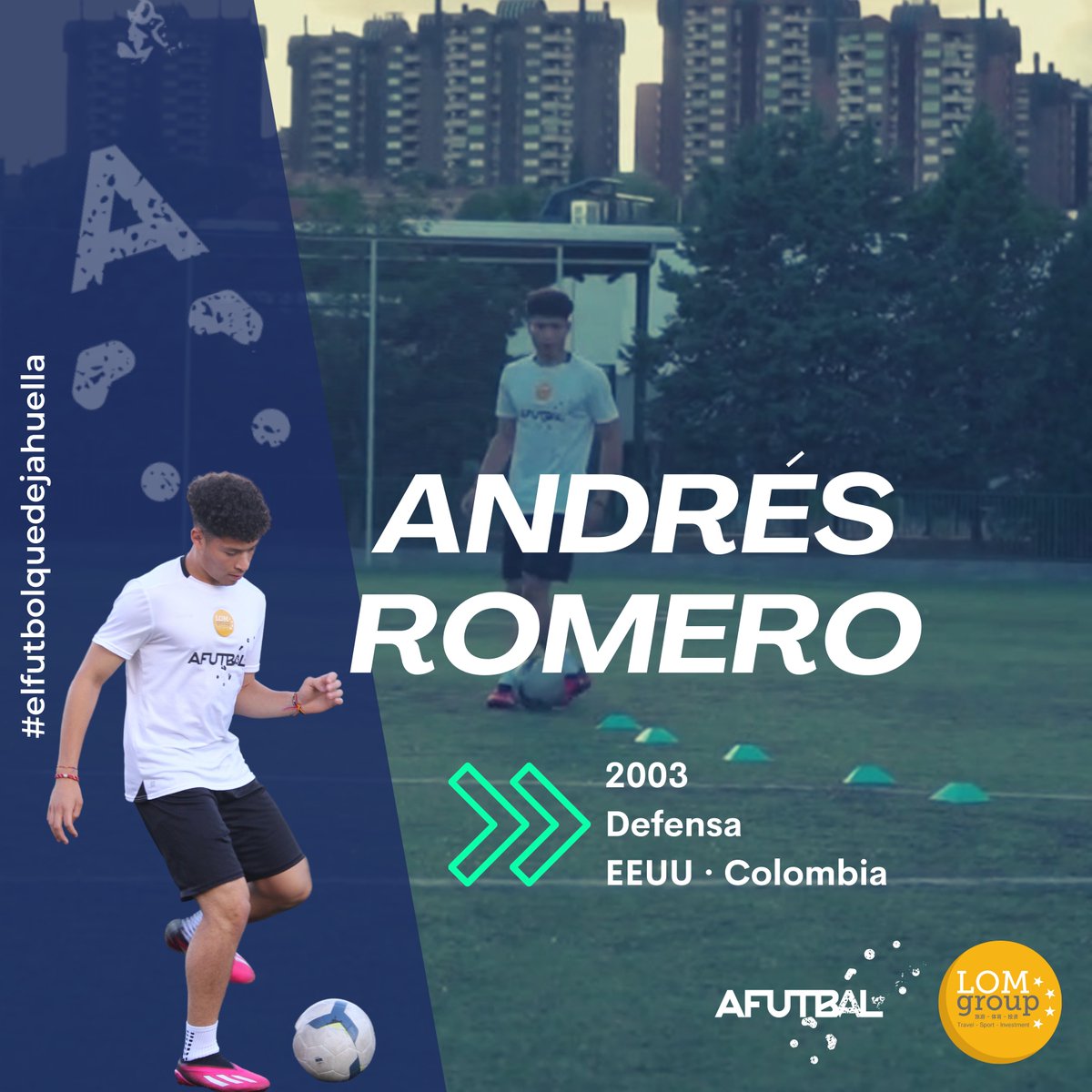 ALTO RENDIMIENTO | Andrés Romero repite una temporada más en el Programa de Alto Rendimiento AFUTBAL ⚽️

👶🏻 2003
🧍🏻 Defensa
🇺🇸 Estados Unidos 🇨🇴 Colombia

¡A por todas! 💪🏻

#afutbal #altorendimiento #elfutbolquedejahuella #lomgroup #andresromero