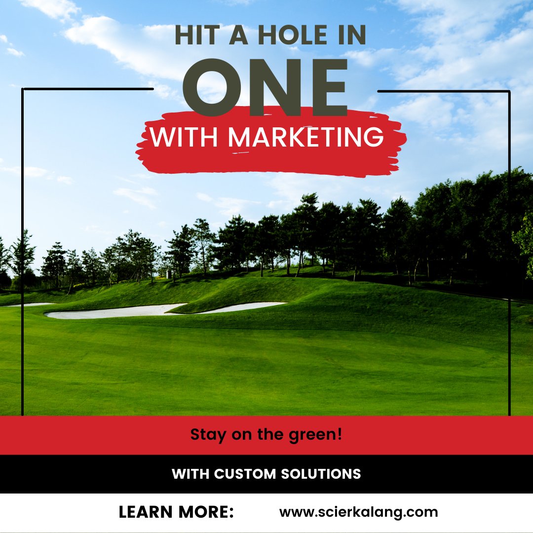 ScierkaLang's tweet photo. Ever dreamed of a hole-in-one in your marketing game
It's not just about luck, but strategizing, understanding your audience, and perfect timing. 
Remember, even the best players don't score with every swing, but when they do, it's because every missed shot was a lesson learned! https://t.co/06sZ1k55UX