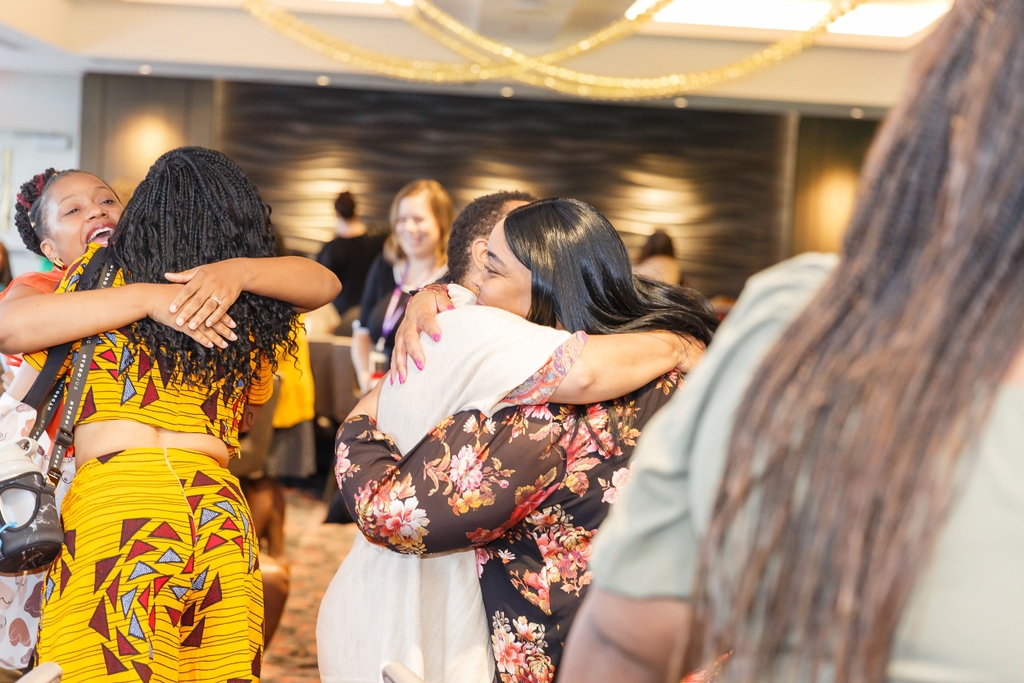 HealthConnctOne's tweet photo. Embracing the Power of Connection🤗: A moment captured at the Birth & Beyond Summit, where connections were formed as attendees embraced each other's unique stories, forging meaningful bonds that will undoubtedly leave a lasting impact.
#BirthandBeyondSummit
#BirthEquity https://t.co/GaCHAL7wLF