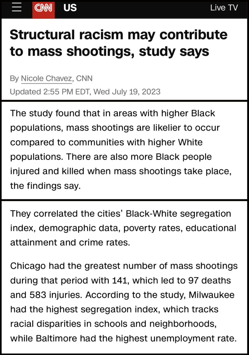 Frank DeScushin on Twitter: "A new study blames structural racism for