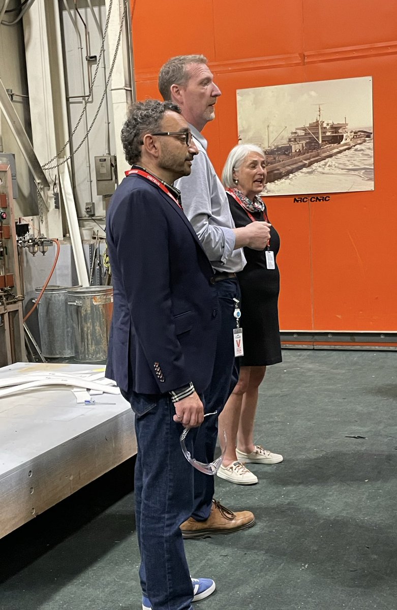 Joanne_NL's tweet photo. New ideas.
Innovation.
Progress.

A pleasure to welcome Minister @OmarAlghabra to St. John's as we toured @NRC_CNRC's Ocean, Coastal and River Engineering Research Centre. https://t.co/GvliX43kxt