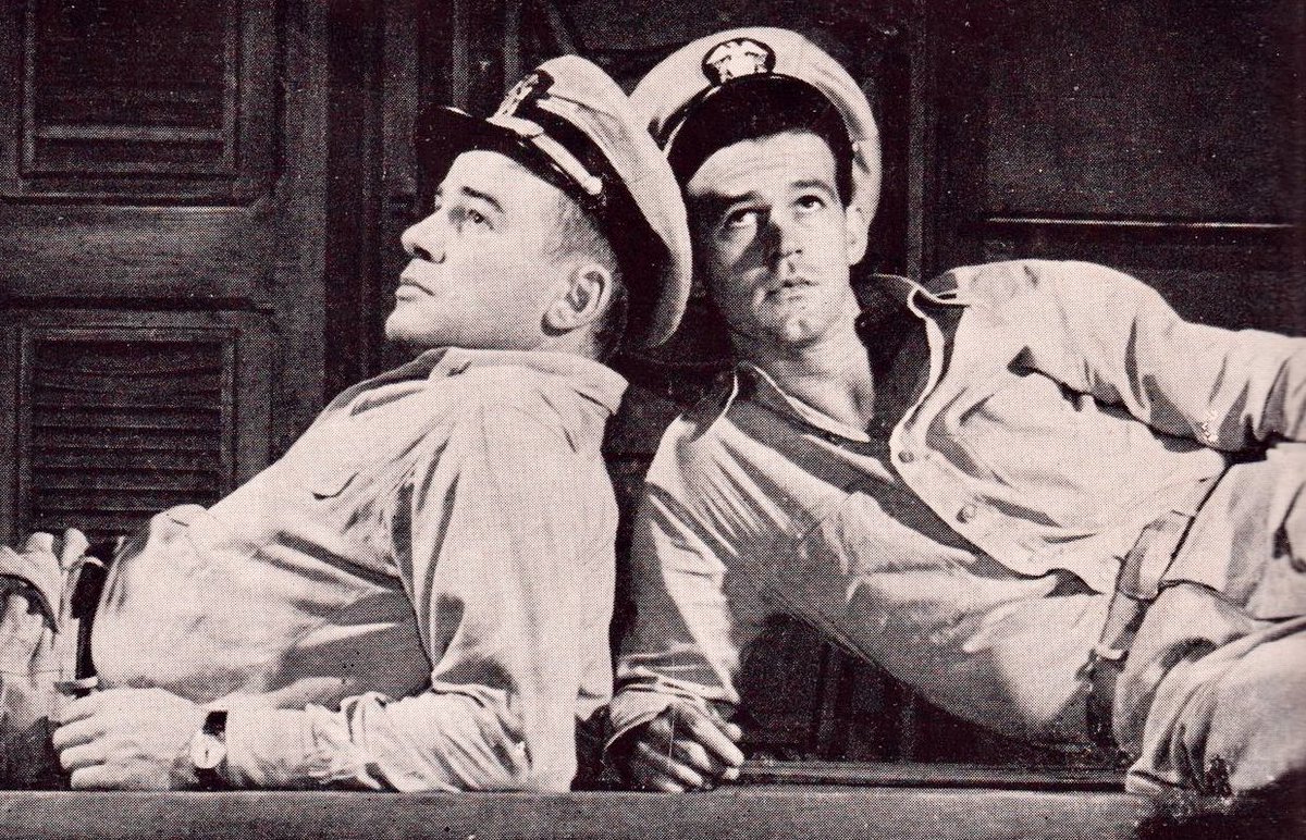 holyspacemonkey's tweet photo. Seeing Murray Hamilton (like right now in #TooMuchTooSoon) always makes me wish I could have seen him play Ensign Pulver in the highly acclaimed 1948-9 Chicago production of #MisterRoberts, with Richard Carlson in the title role! #TimeTravelGoals #TCMParty https://t.co/ivlLWUWBwU