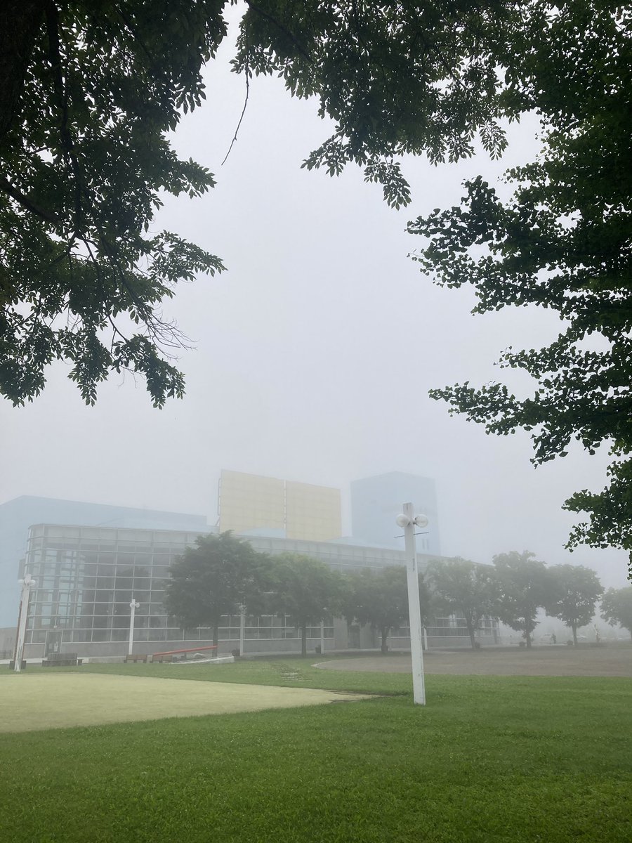 HataWine's tweet image. 7月20日朝5：00頃霧
半袖で肌寒いですが、お店に着いたら体は、あったまってちょうどいい感じ。

猛暑の方にわけたいです〜
でも、昼はあっつい予定。
暑い夏カモーン！

#北見市 #kitami #hokkaido #japan #イマソラ