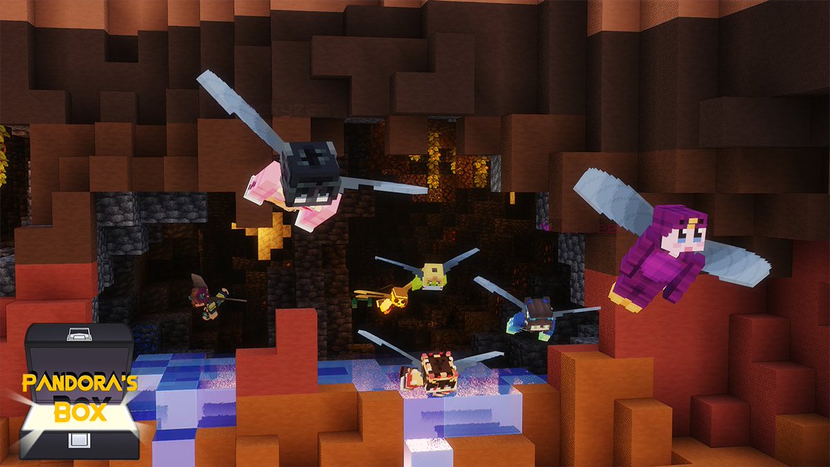 PandorasBoxMC's tweet photo. Pandora's Box soars back into the picture! 
Season 8 will take place on August 13 at 2:30 PM EDT!
Who will master the skies this time? 🪽 https://t.co/tSnQICRjeU