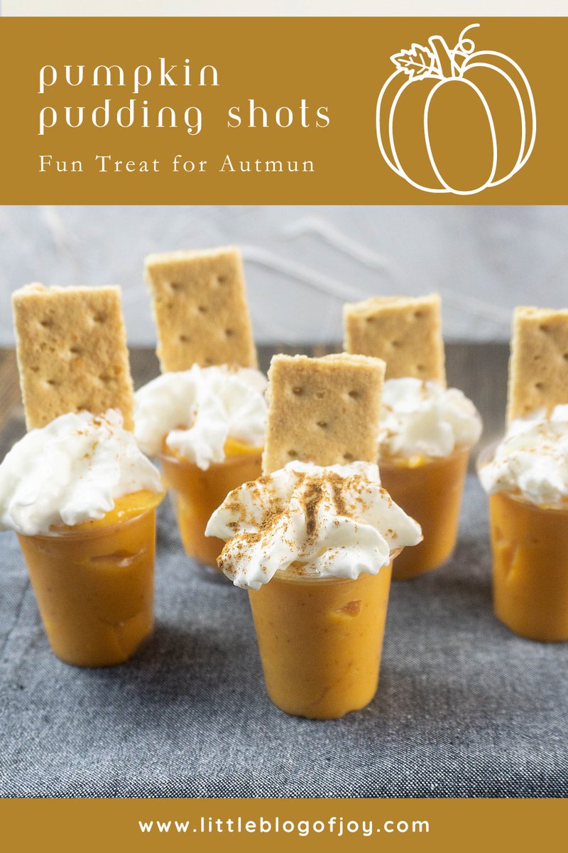 RT @littleblogofjoy: Pumpkin Pie Pudding Shots #Recipe https://t.co/Td0tBgxlQ1 
#Recipeoftheday https://t.co/jf6X9Ctkoi