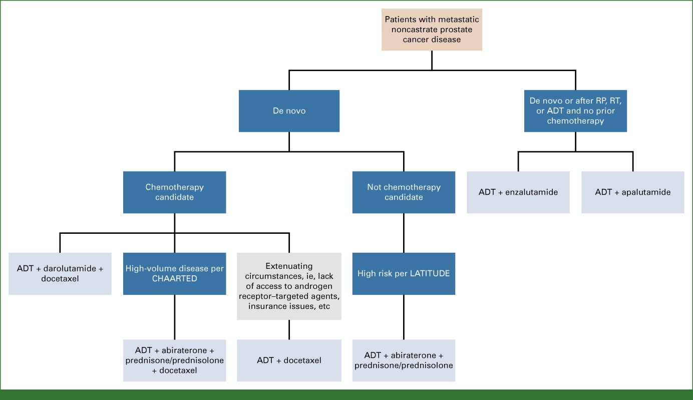Prostate Cancer Treatment Algorithm Updated ESMO Clinical Practice