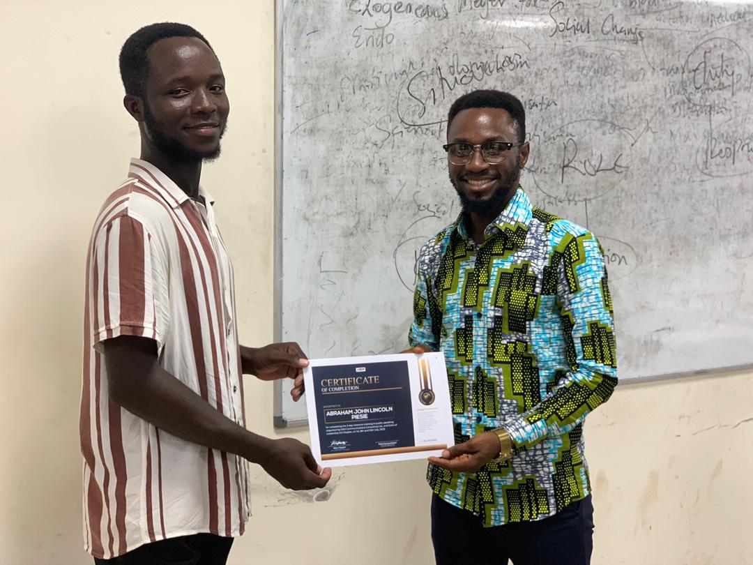 echo_gij's tweet photo. We are happy to announce that our 3-day public speaking training has come to a successful conclusion.
The club extends its heartfelt wishes to all the trainees. May they excel in their future public speaking endeavours.

#publicspeaking
#training
#growth https://t.co/IobsXE3kzs