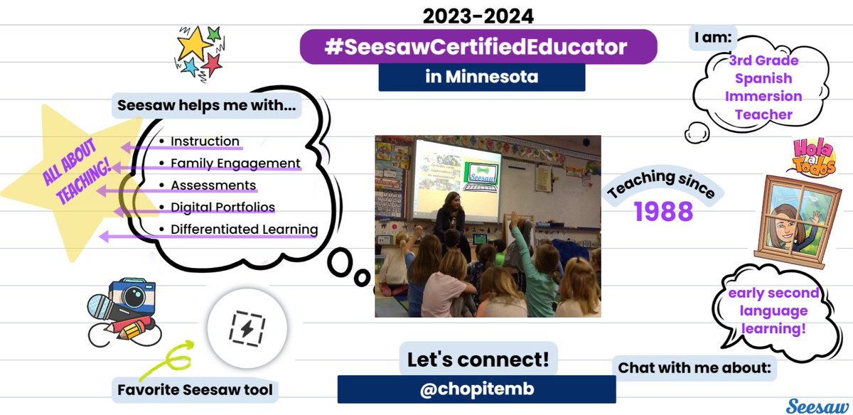 Excited to start sharing amazing new features to teach using Seesaw! :)   #seesawcertifiededucators <a href="/Seesaw/">Seesaw</a>