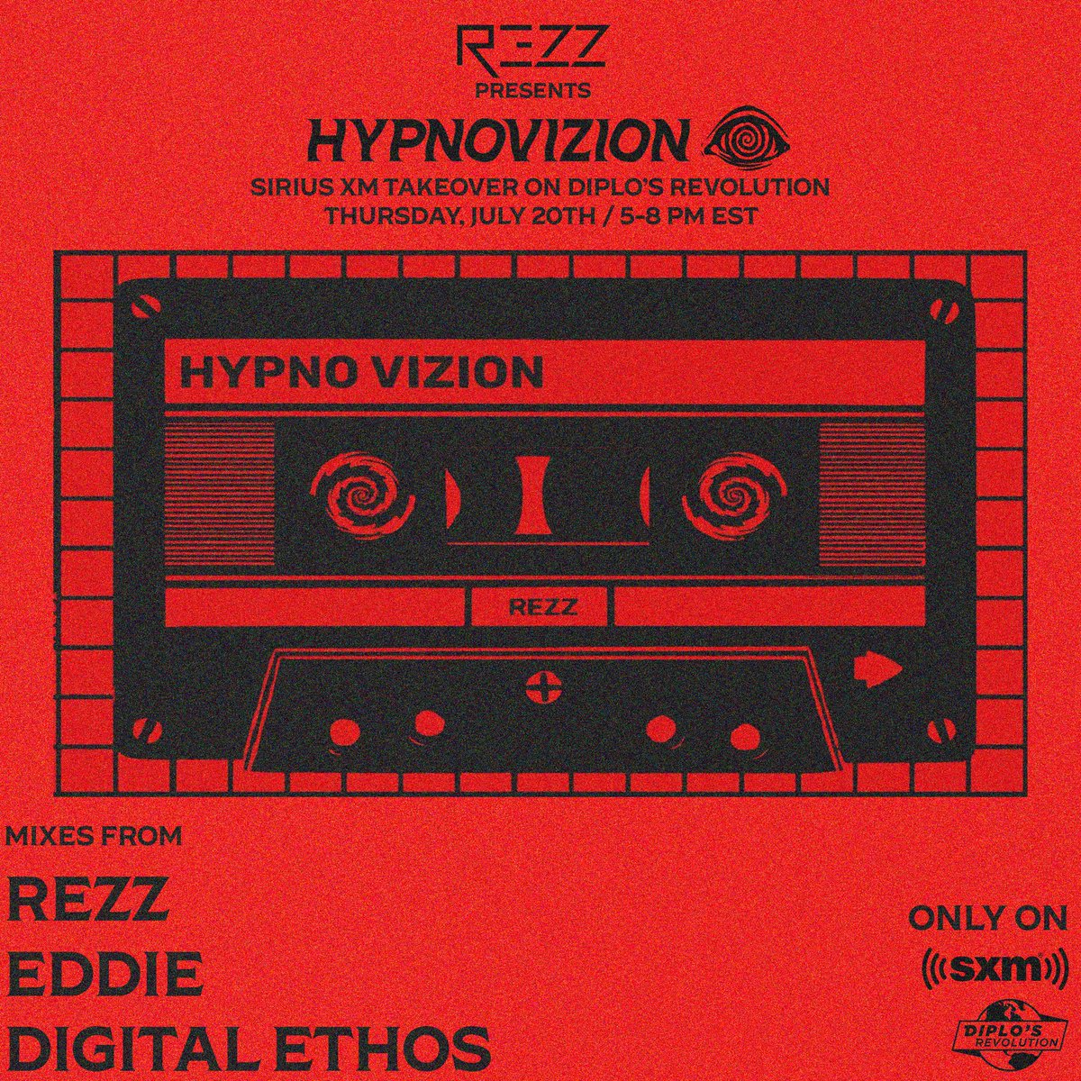 TOMORROW!! @sxmElectro @OfficialRezz @whoiseddie_ @_DIGITALETHOS