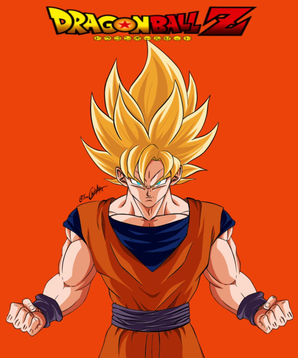 IamChrisArt's tweet photo. Goku! https://t.co/Bb50RnLa3t