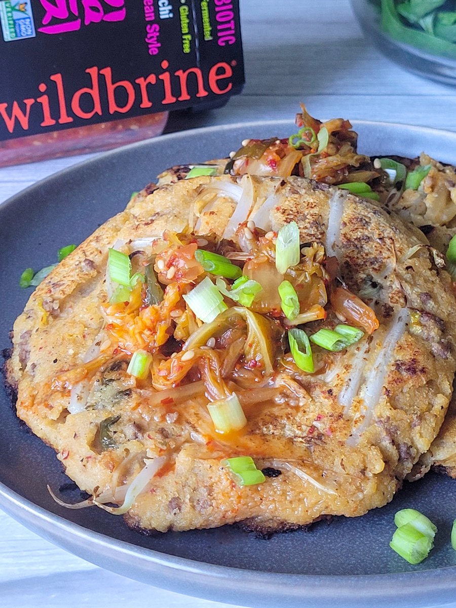 Loving these Savory Korean Pancakes that I made from scratch using <a href="/Wildbrine/">wildbrine</a> Korean Style Kimchi!

Thank you, Wildbrine and <a href="/ApexDrop_/">ApexDrop💧</a> !