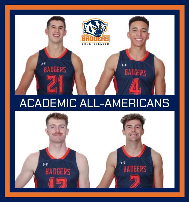 25% of our roster was NJCAA All-Academic! 📚👨‍🎓🍎🤓✍️ <a href="/max_triplett/">Max Triplett</a> Colin Christensen <a href="/HaydenFranson/">Hayden Franson</a> Derek Smith