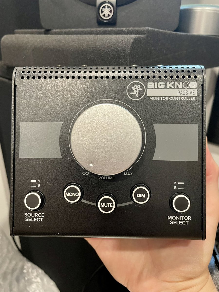 depthcruiser's tweet image. Look what the postman brought me today 😎 Big Knob! #studiogear