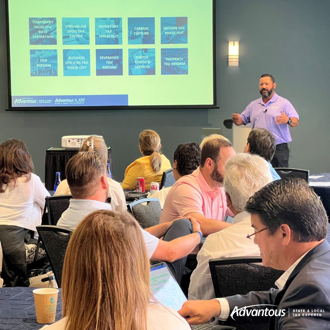 Advantous Consulting (@advantoustax) on Twitter photo <a href="/JasonDeCuir/">Jason DeCuir</a> provided a post-Legislative Session tax update at the Government Affairs Post Session Offsite Meeting. Thank you to <a href="/LAChemAssoc/">Louisiana Chemical</a> and <a href="/LMOGA/">LMOGA</a> for inviting us to speak! <a href="/JasonDeCuir/">Jason DeCuir</a> provided a post-Legislative Session tax update at the Government Affairs Post Session Offsite Meeting. Thank you to <a href="/LAChemAssoc/">Louisiana Chemical</a> and <a href="/LMOGA/">LMOGA</a> for inviting us to speak!