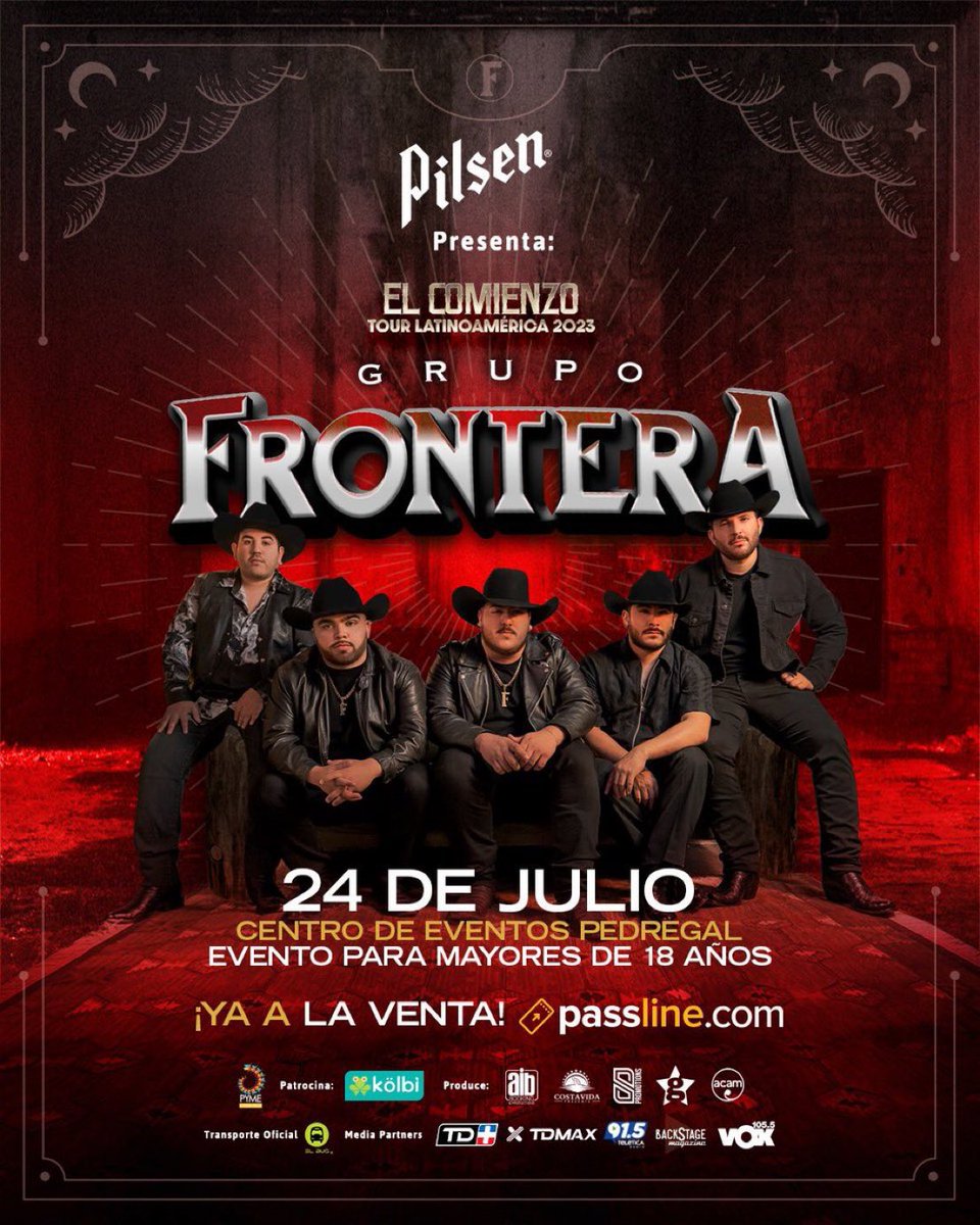 Sigue a @tdmasdos, dale RT y participa por entradas dobles al concierto de Grupo Frontera. Sorteo mañana