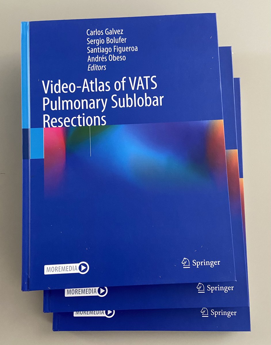 The Video-Atlas of VATS Pulmonary Sublobar Resections is ALREADY OUT! It's been a long road, sometimes hard... but exciting after all. We strongly encourage you to purchase this valuable training tool through the official channels (Amazon / Springer website)