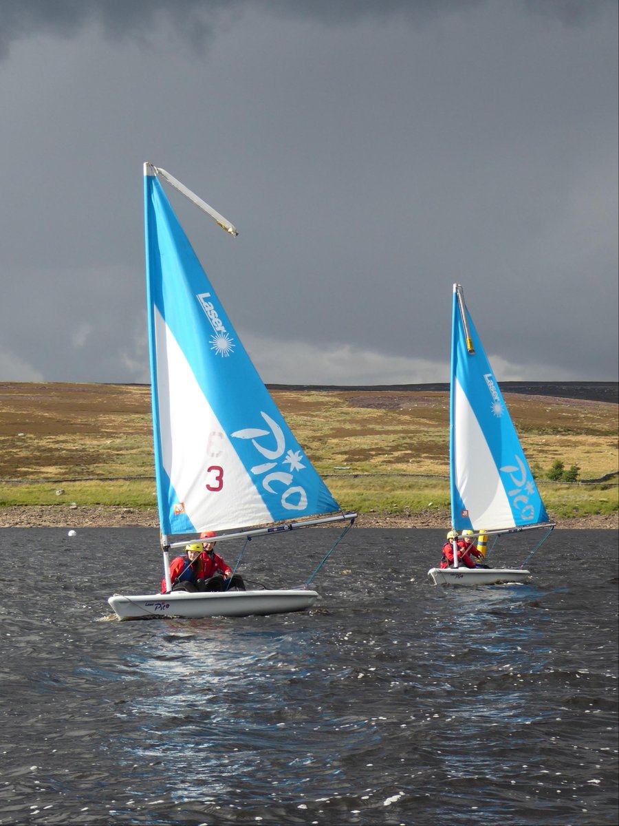 Some fantastic sailing this afternoon! Great to see the progress they've all made in just two sessions... sailing without any adults in their boats tonight and in some fairly windy conditions too. Thank you Mr Couldwell and Erica Caswell.