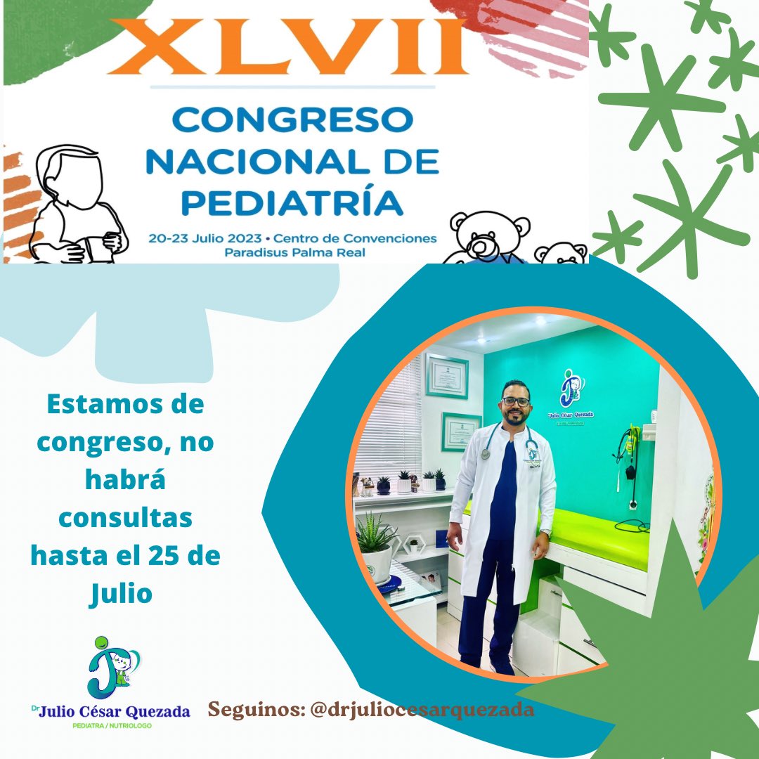 drjuliocesarq's tweet photo. Ahí estaremos! Congreso Nacional de Pediatría #sociedaddominicanadepediatria https://t.co/wEgPtGp3AW