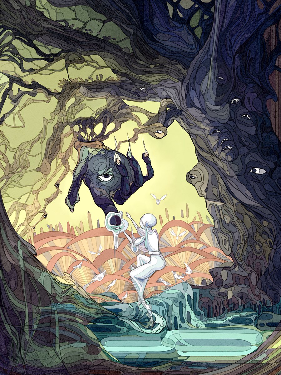 annajanoart's tweet photo. Finished! "Water Nymph," 2023, Digital Painting. 

Make sure to zoom in. There's a lot of detail at this one.

I was pleased to sell of out of the very limited number of prints of this piece I brought to Metrocon. I'll be sure to be better stocked at Tampa Bay Comic Con! https://t.co/3Wyxn9b3IL