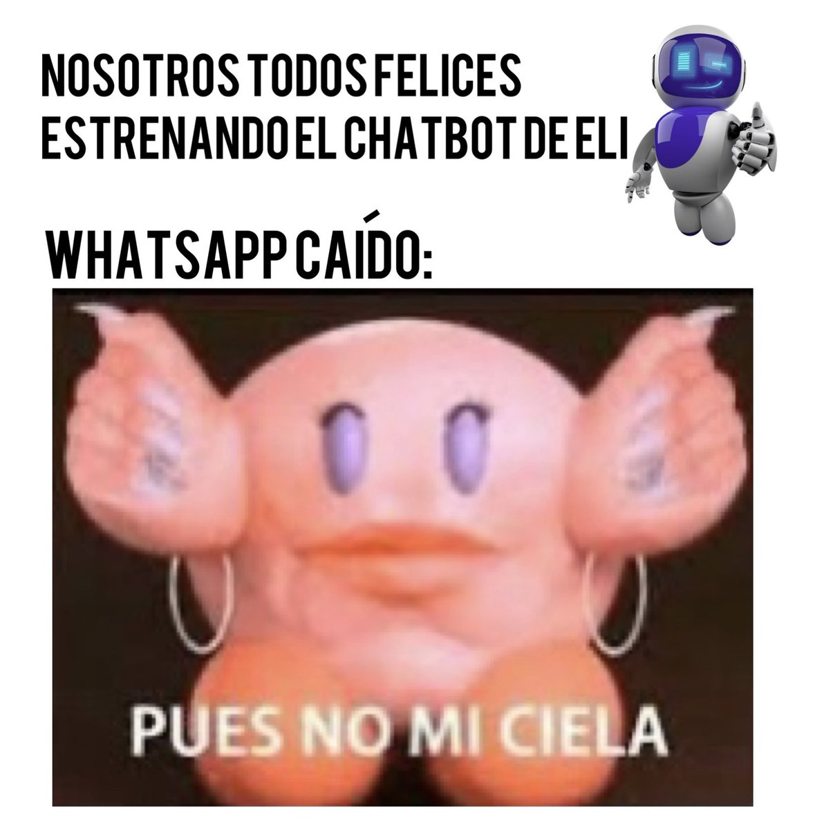 AlcaldiadeMed's tweet image. Ahora que vuelva WhatsApp que tu primera conversación sea con Eli, nuestro nuevo asistente virtual 💬.

📲 Agrega el número 3226800000 y disfruta de un servicio disponible las 24 horas del día, 📵 a menos que #WhatsApp vuelva y se caiga 🤖.
#YoSoyEli #ValleDelSoftware