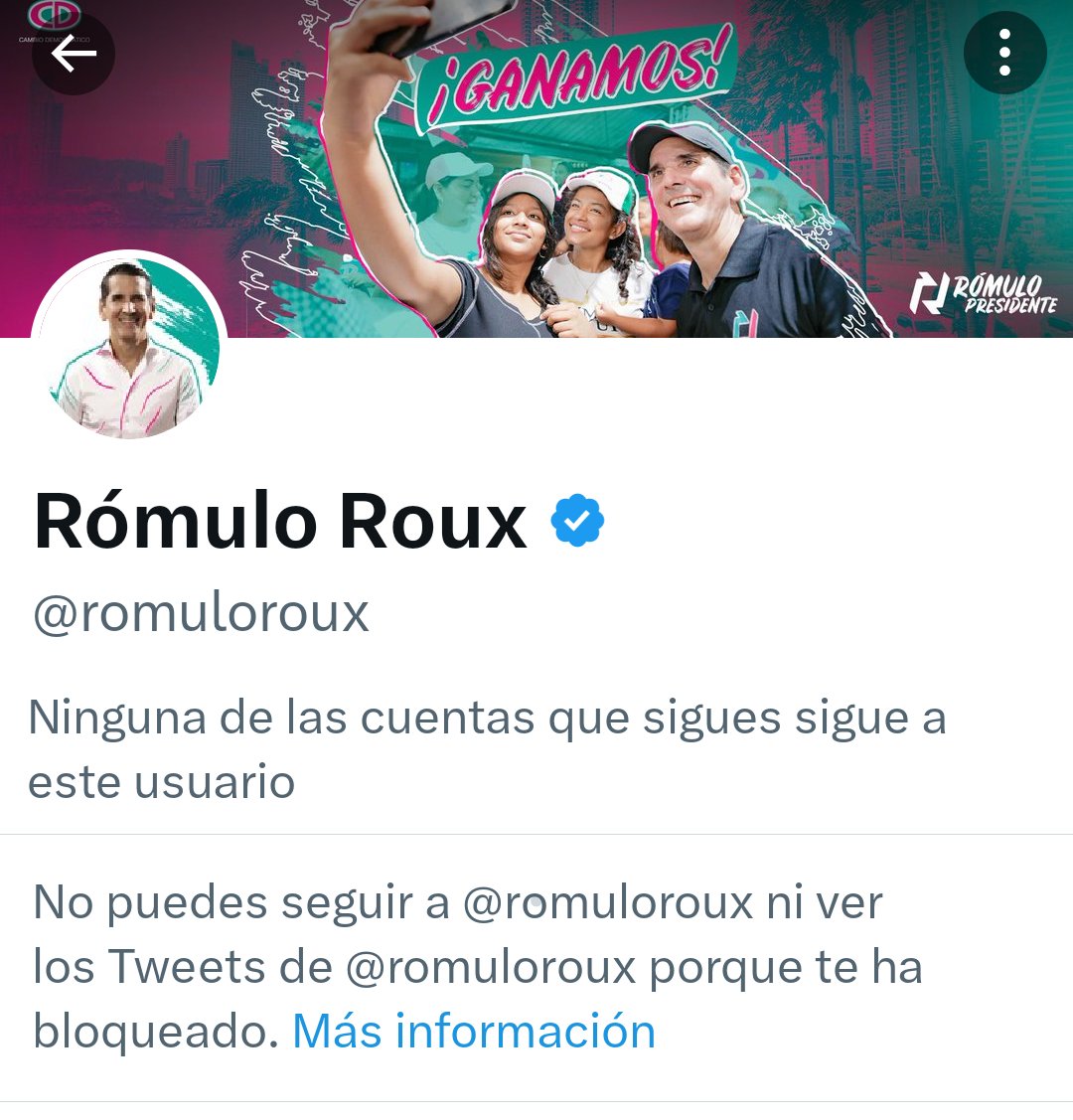 BAlyM28's tweet photo. Hoy al abrir twitter me doy cuenta q el candidato #RomuloRoux me bloqueo, porque mostre q cambia de opinión según su conveniencia y circunstancia. Eso es lo q nos diferencia a ud y a mi Sr. Roux, tengo principios,valores y no cambio de opinión para mi beneficio #PoliticodeCristal https://t.co/z0nTSsVbrv