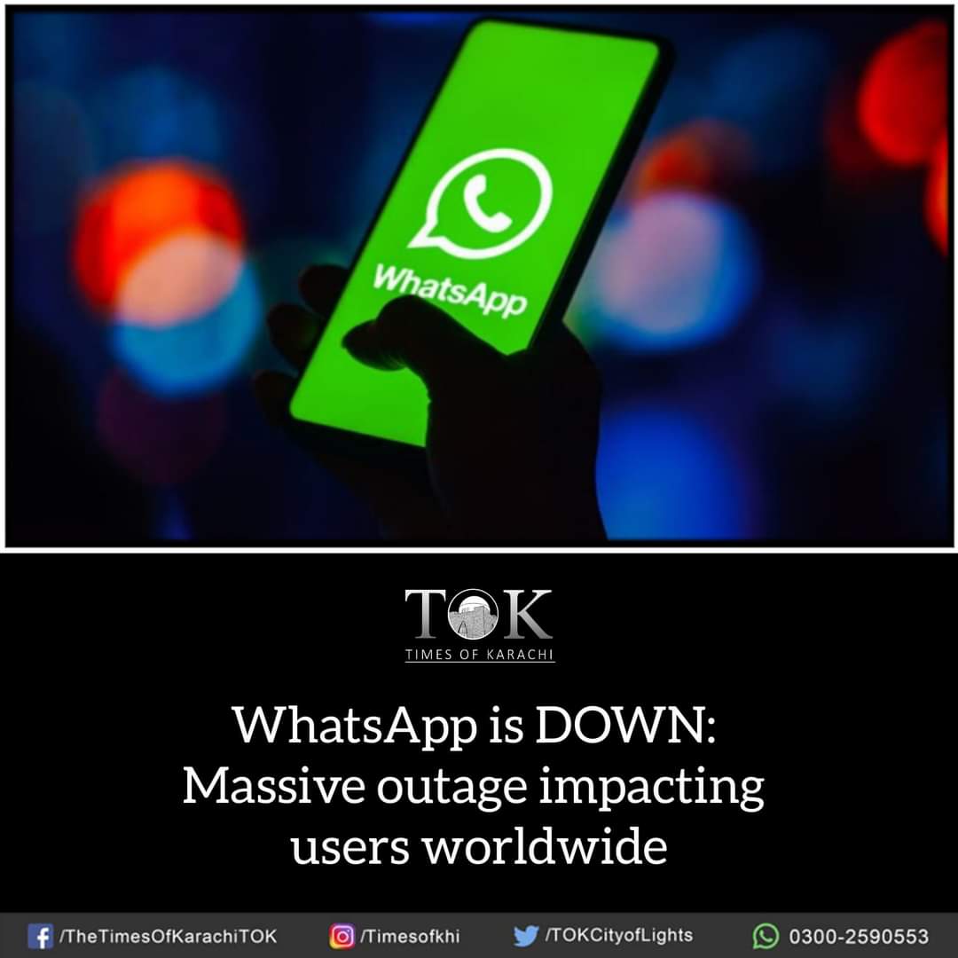 SyedShomail90's tweet photo. WhatsApp down, not your WiFi 🚨
#WhatsApp https://t.co/g9tucY4R4G