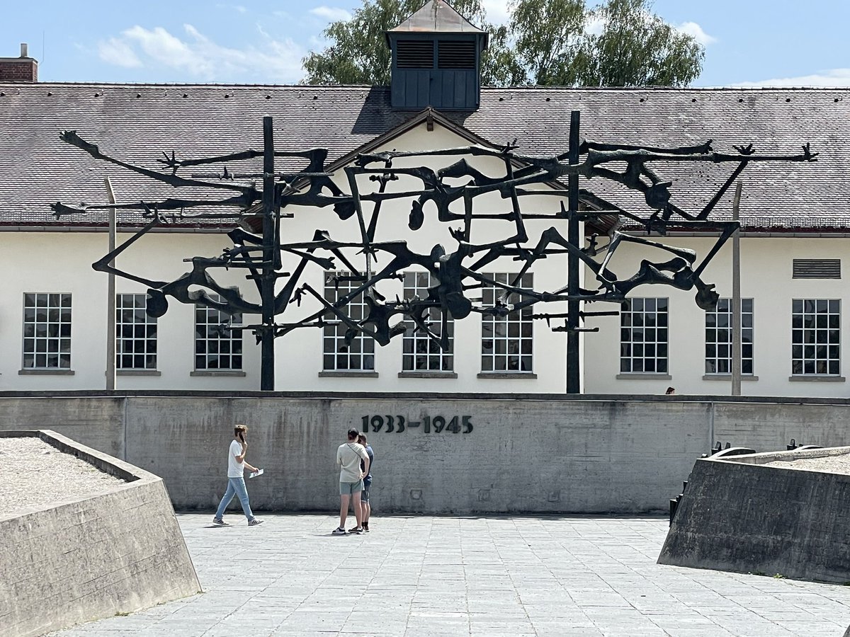 MrsMinotti's tweet photo. I spent many years teaching Holocaust-related literature and had the privilege to meet a survivor. I had the opportunity to visit the Dachau Concentration Camp. It provided me a first-hand perspective of its physical enormity and emotional gravity. Never forget. #traveltolearn https://t.co/E42OfWYYGN