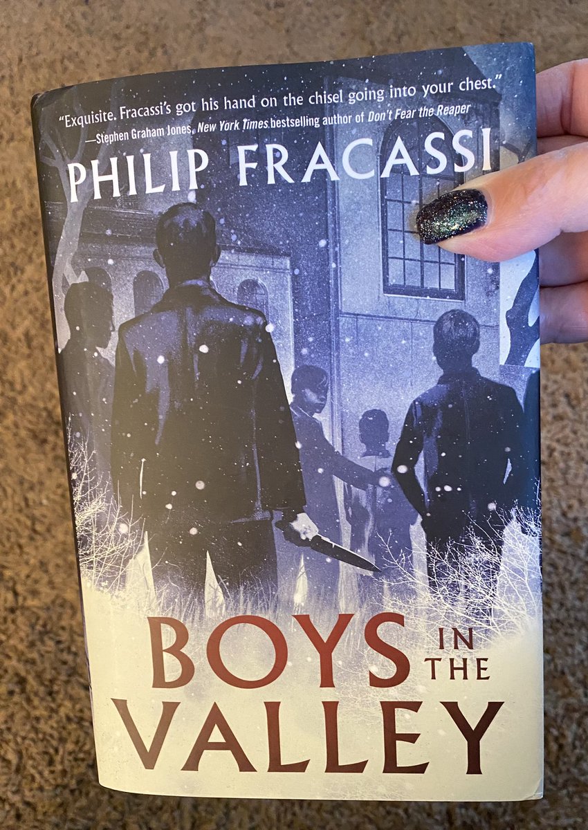 I can’t even! OMFG. This. Book. I’ve got goosebumps on top of my goosebumps. And I’m only 60 odd pages in. Freaking. Brilliant. @PhilipFracassi @TorNightfire @Night_Worms #boysinthevalley #read #horror #amreading ☠️🖤☠️🖤☠️🖤☠️🖤