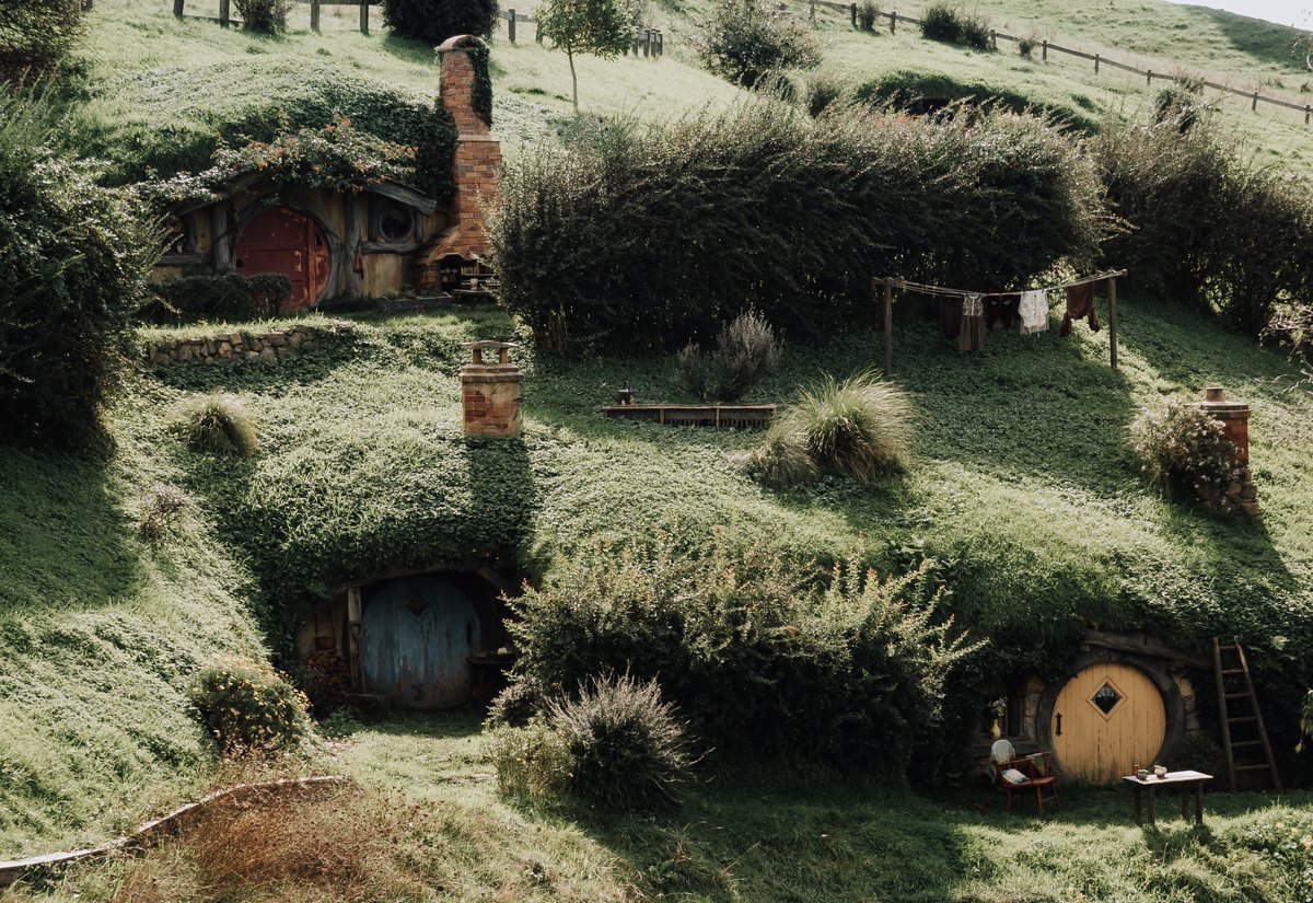 The Waikato Hobbiton Movie Set in New Zealand implements various environmental initiatives including conservation and land management practices, sustainable farming methods, renewable energy usage, and waste management and recycling efforts. https://t.co/lRXBCzIDTj