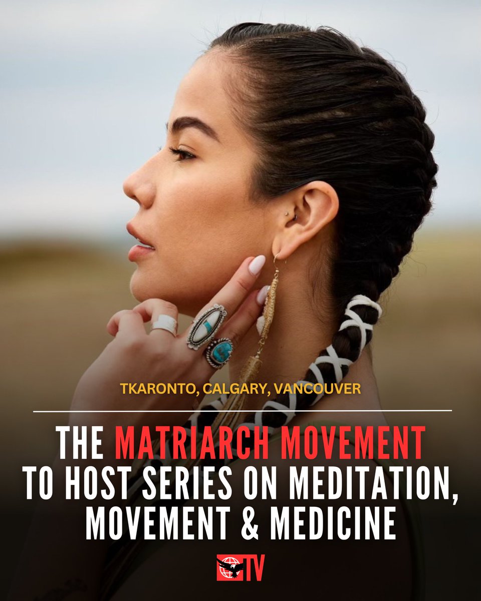 IndigTV's tweet image. Were you able to snag tickets before they sold out?? 👀😲

Hosted by Shayla Stonechild (Askîy Iskwew), Founder of Matriarch Movement, will bring BIPOC individuals in 3 cities for a full-day wellness retreat focused on Meditation, Movement &amp;amp; Medicine 🔥

#IndigenousWellness