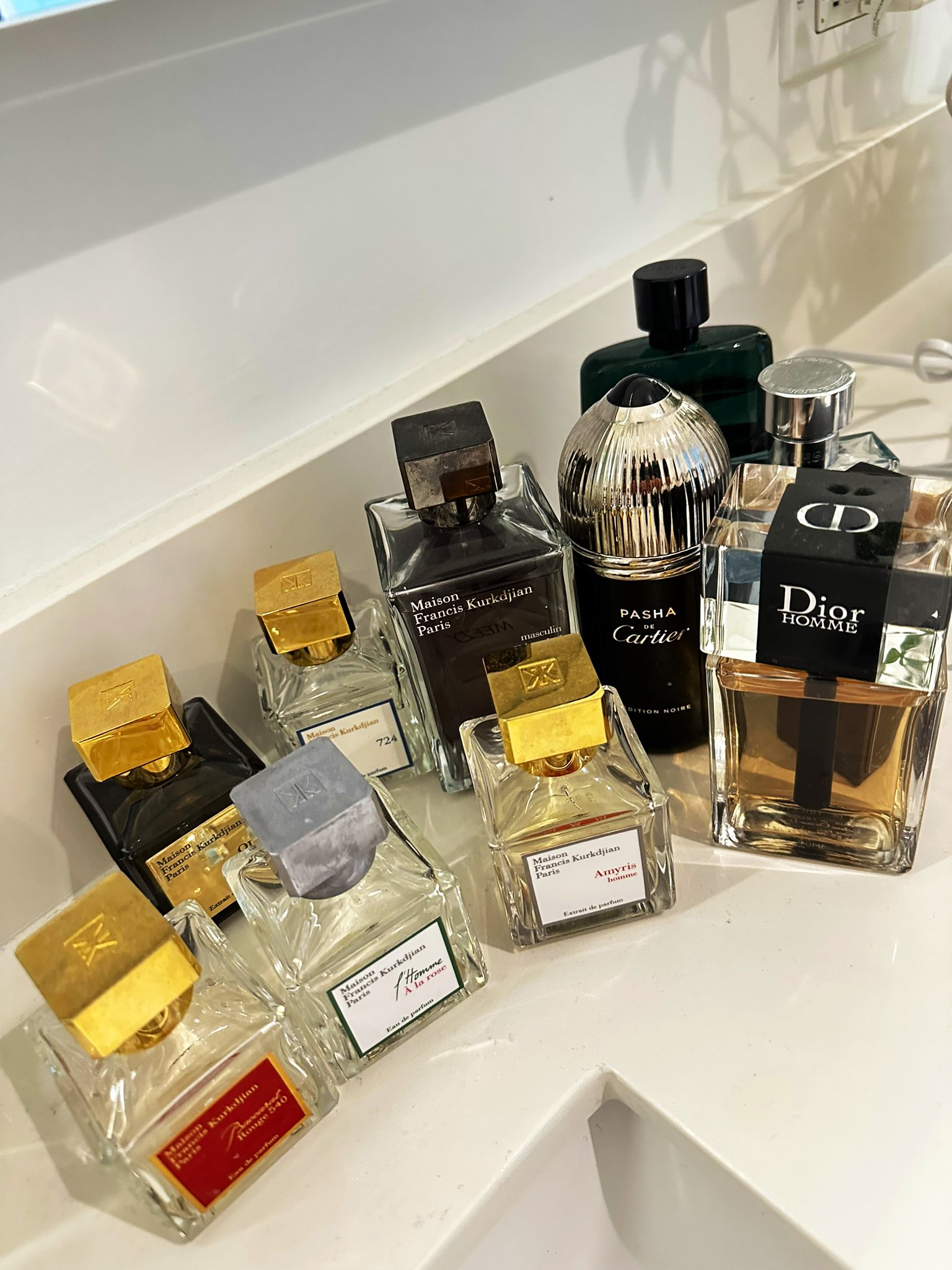 Meezy on X: Some of my favorite scents here fellas. What's not shown in the  pic is in my other crib that I love: Bleu Chanel, Creed Aventus &  Sauavge ofc.  /