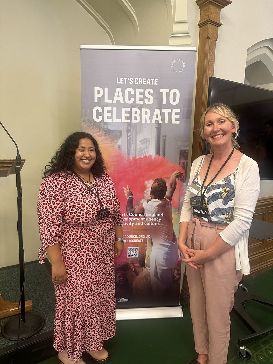 Catching up with our supportive & tenacious MP @SarahChampionMP & colleagues from @ace_national & other CPP Programmes yesterday in parliament to celebrate 10 years of Creative People & Places. #CreateYourPlace