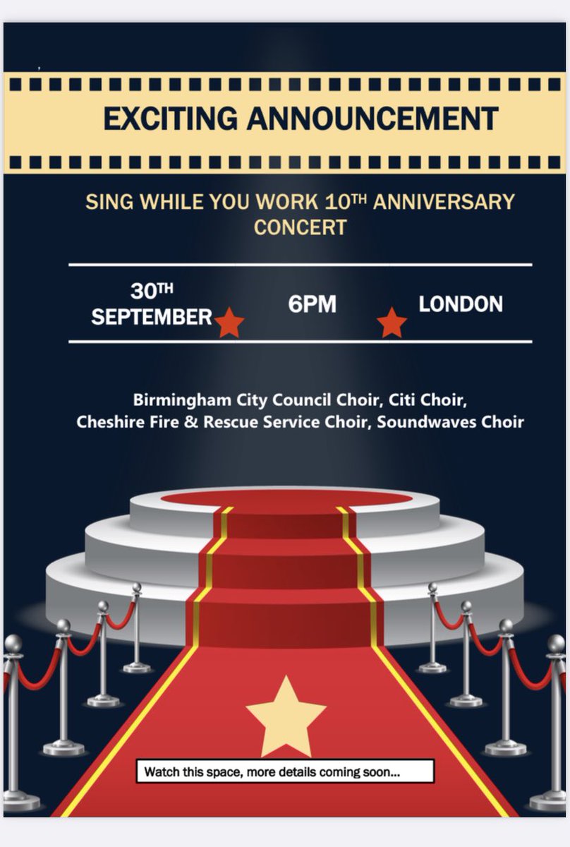 Fire_Choir's tweet image. So excited about this. Can’t believe it was 10 years ago. Save the date sand watch this space for more details soon!