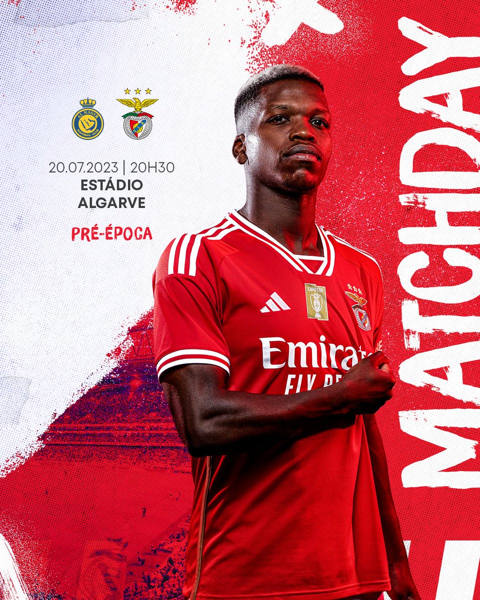 ⚽ Al Nassr vs. SL Benfica
🕗 20:30
🏟 Estádio Algarve
📺 TVI / Sport TV 1

#PréÉpoca