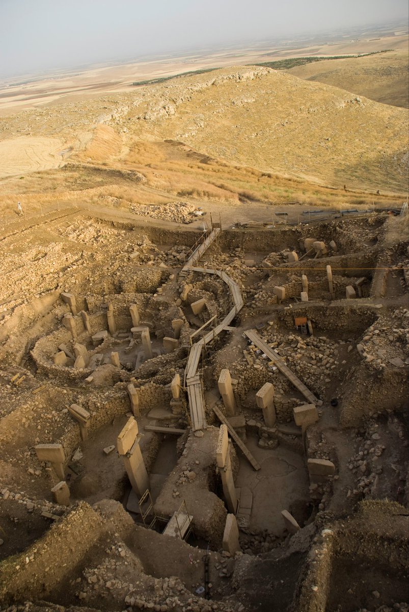 Gobekli Tepe — Turkey, 9000 B.C.

Considered to be the world’s first temple, the Gobekli Tepe contains at least 20 circular installations, each of which holds several pillars surrounded by walls; there are some 200 pillars throughout the whole temple. 

The site is also home to