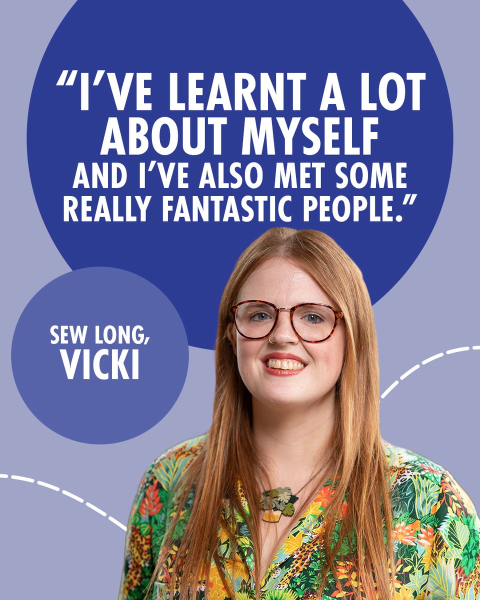 Vicki, your colourful garments and colourful personality were a joy to see 🌈 Happy sewing! #SewingBee