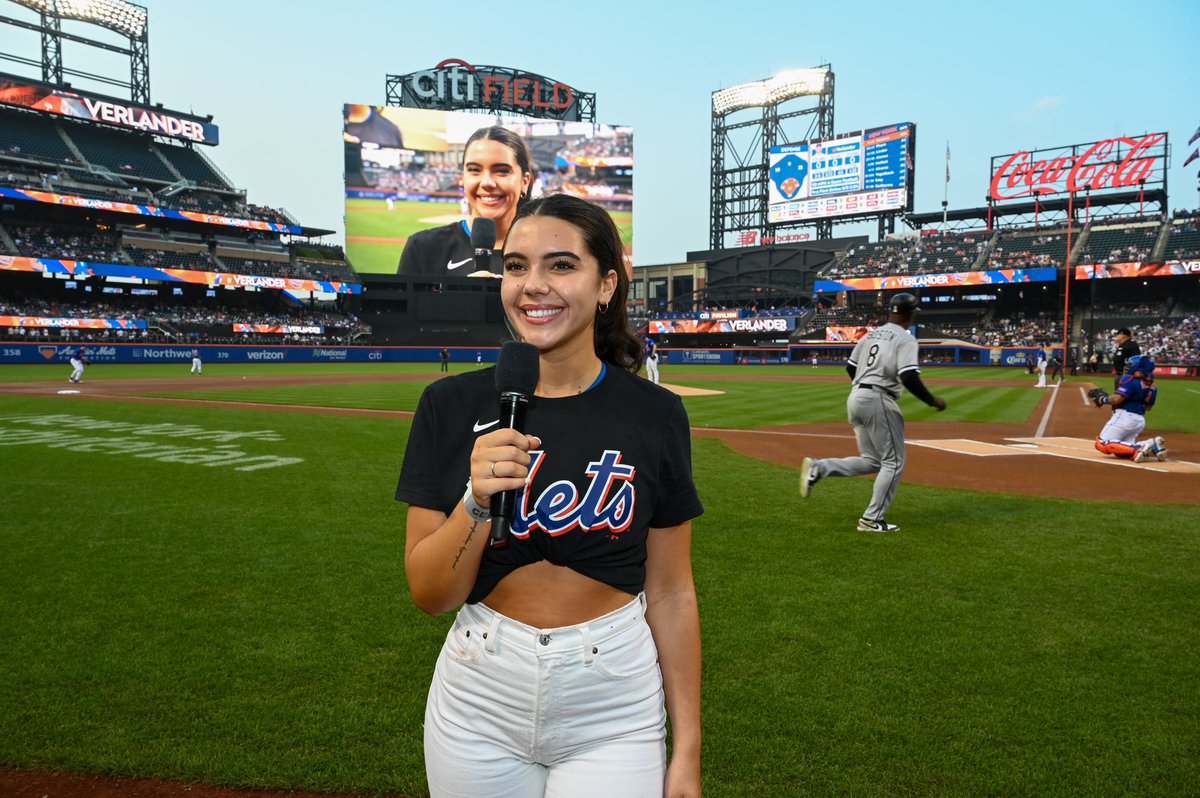 Celebrating <a href="/Mets/">New York Mets</a> Disability Pride Night at <a href="/CitiField/">Citi Field</a> with athlete, motivational speaker, and Peloton Instructor Logan Aldridge (<a href="/aldridgelogan1/">Logan Aldridge</a>), Tony Award-Winning actress, Ali Stroker (<a href="/ALISTROKER/">Ali Stroker</a>), and Paralympian gold medalist and 3X World Champion swimmer, Anastasia