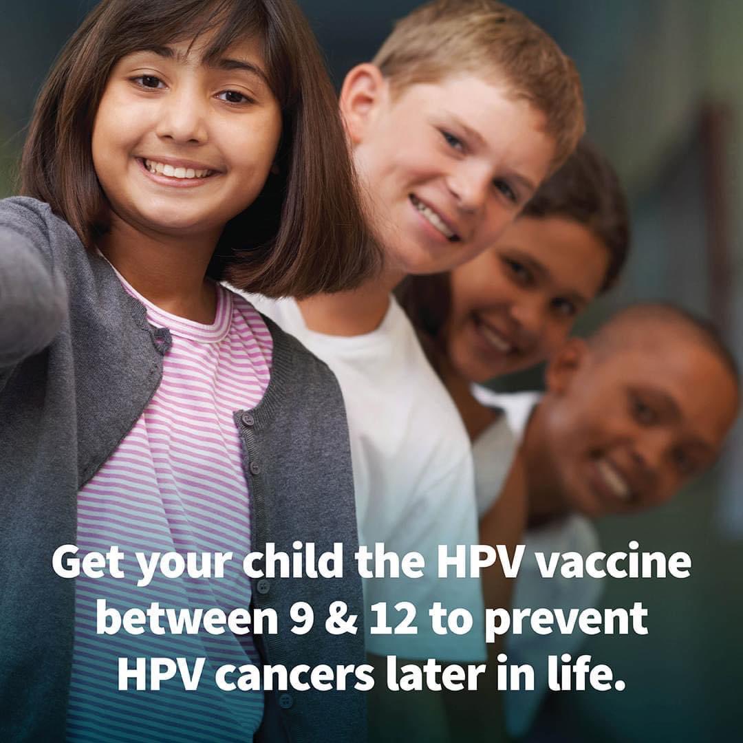 If your son or daughter is between ages 9 and 12, talk to their healthcare provider about the HPV vaccine. The vaccine is safe, effective, and long-lasting. Learn more at cancer.org/hpv.