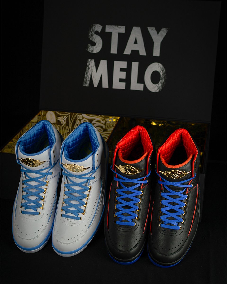 RT @SneakerNews: FIRST LOOK: Jordan Brand gifts Carmelo Anthony an Air Jordan 2 Pack that honors his career https://t.co/i9CSbruyLZ