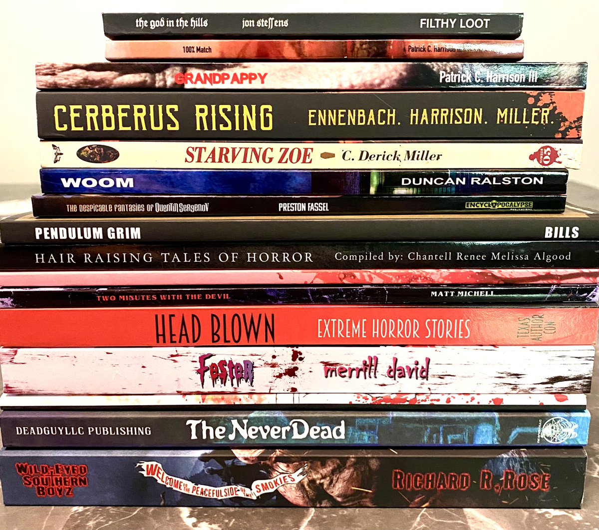 HollyRaeGarcia's tweet photo. My Texas Author Con haul from last weekend:) All autographed except for the two Ketchum books!
#txauthorcon2023 #txauthor https://t.co/1667ttoLBq