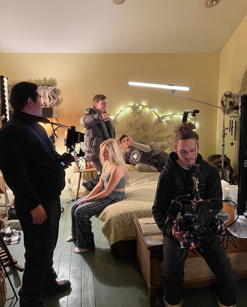 PopCrave's tweet photo. The Dolan Twins return to social media after a hiatus to share behind the scenes photos from their new short film,  ‘Nothing Left to Give.’ https://t.co/Wyqgkb8OAE
