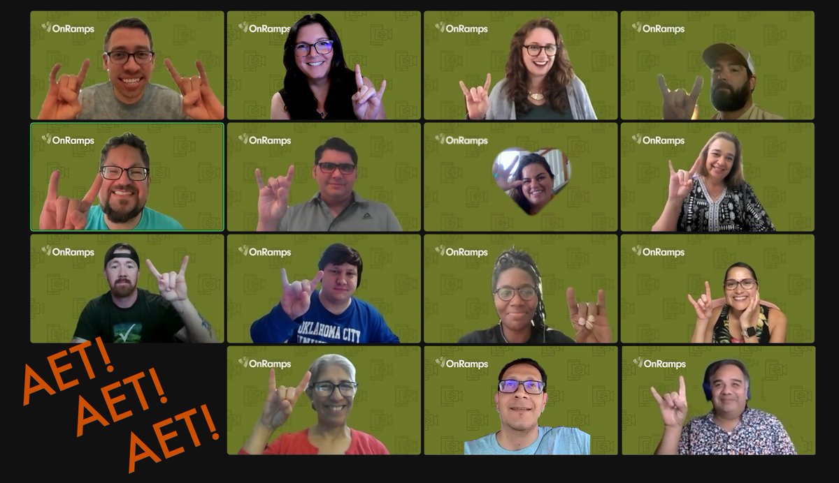 A motivating, inspiring, and an all around good time with our AET Returning Instructors at Summer PLI this week! I see a brilliant year on the horizon! 🤘