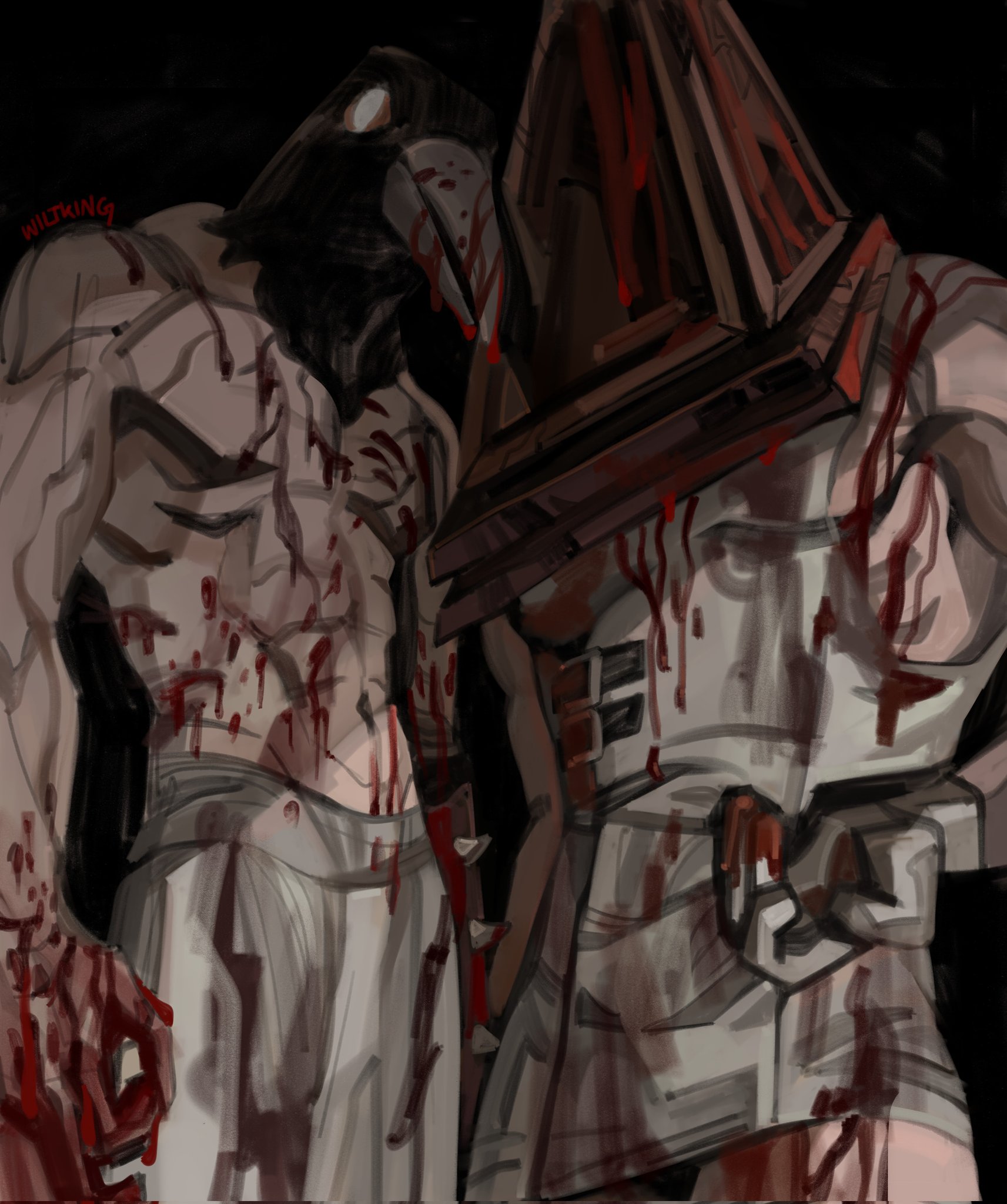 Pyramid head fanart!  Dead by Daylight (DBD) Amino