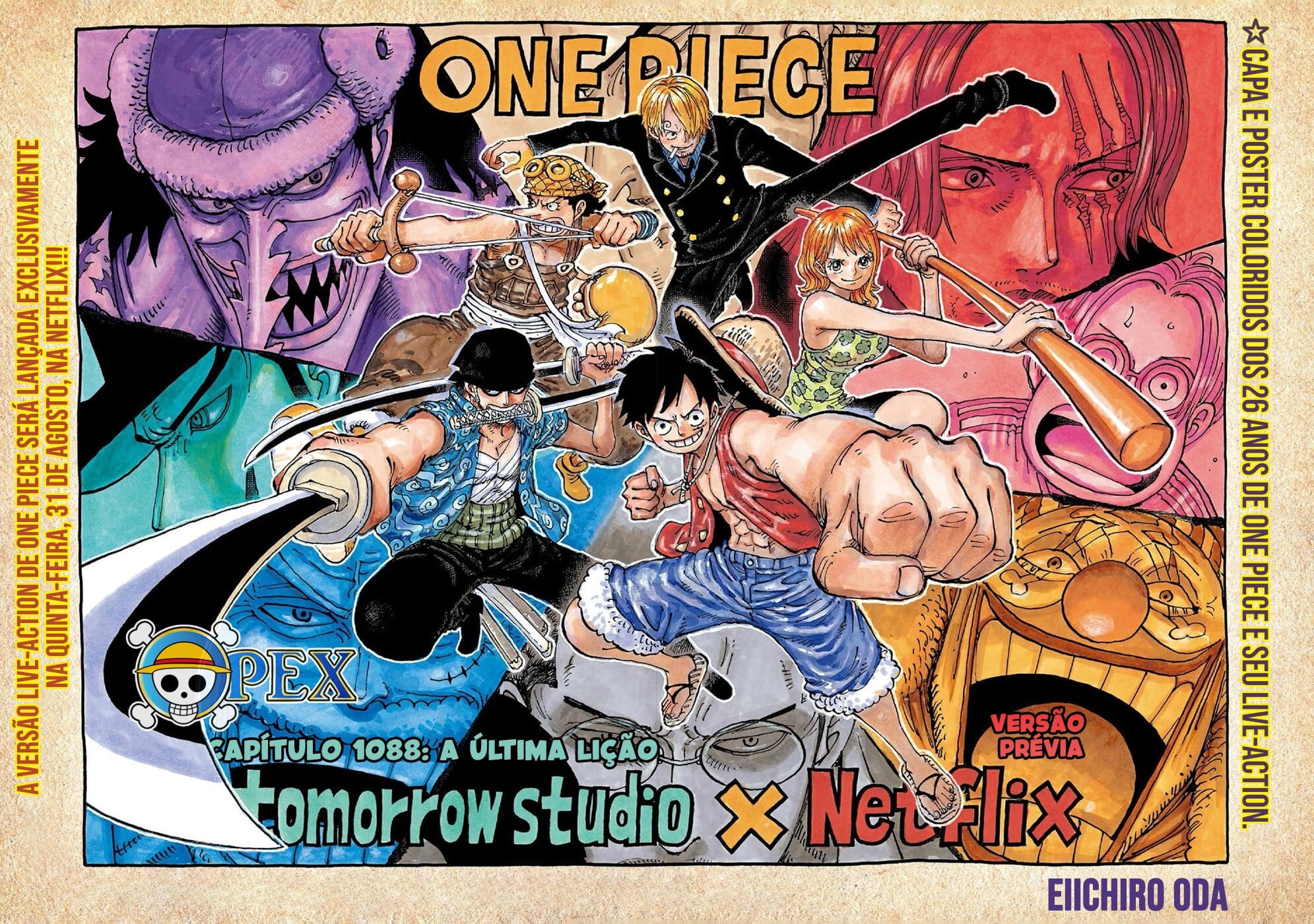 Ler One Piece Manga Capítulo 1022 em Português Grátis Online