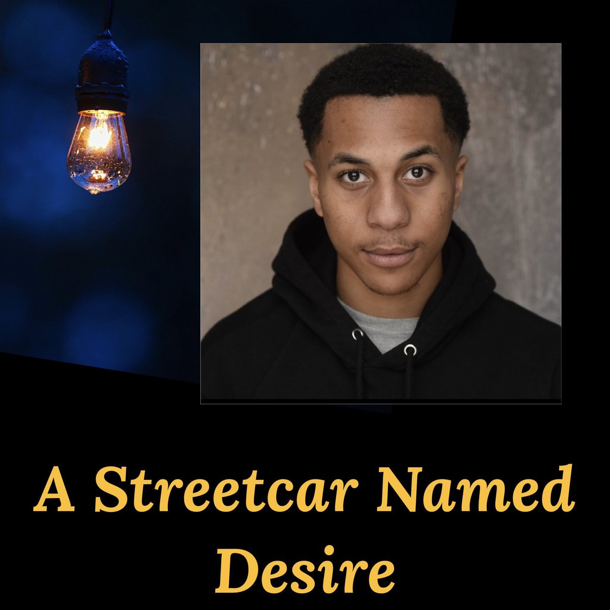 Meet the cast!  RJ Cortana plays A Young Collector at some performance #lathtr #latheater #latheatre #astreetcarnameddesire #tennesseewilliams #collaborativeartistsensemble