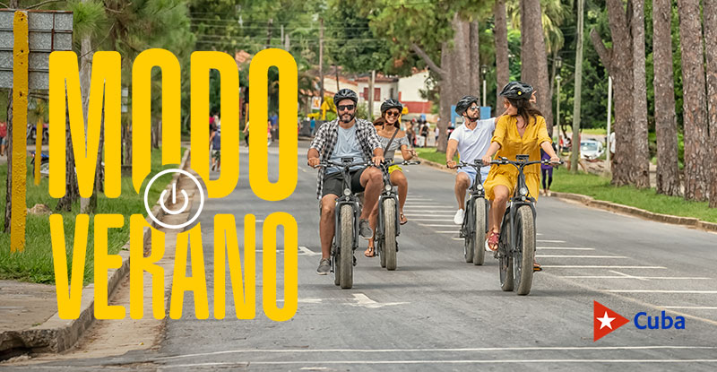 MinturCuba's tweet photo. ¡Abre tus sentidos, ríe 😄; pasea al aire libre 🌞; disfruta con amigos ❤! El Modo Verano se activa con las mejores experiencias.

Todo sobre el destino Cuba aquí 👉https://t.co/RnPUOAdOtj

#ModoVerano #CUBAUNICA https://t.co/DgygpWT9VY