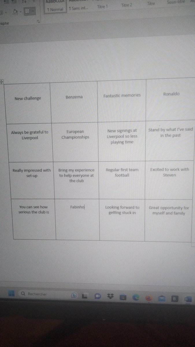 JohnAPBrennan's tweet photo. Henderson press conference bingo. https://t.co/Jb9Lr9QW8f