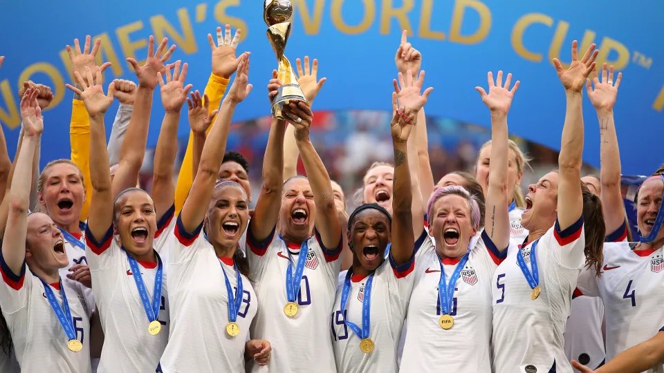 LeanInOrg's tweet photo. This tournament will mark the end of an era as the #USWNT’s #MeganRapinoe has announced that she will retire after what will be her fourth and final #WorldCup. For more of what to expect ahead of the 2023 Women’s World Cup: https://t.co/RcNqB8jyrP https://t.co/51XPMjp7xb