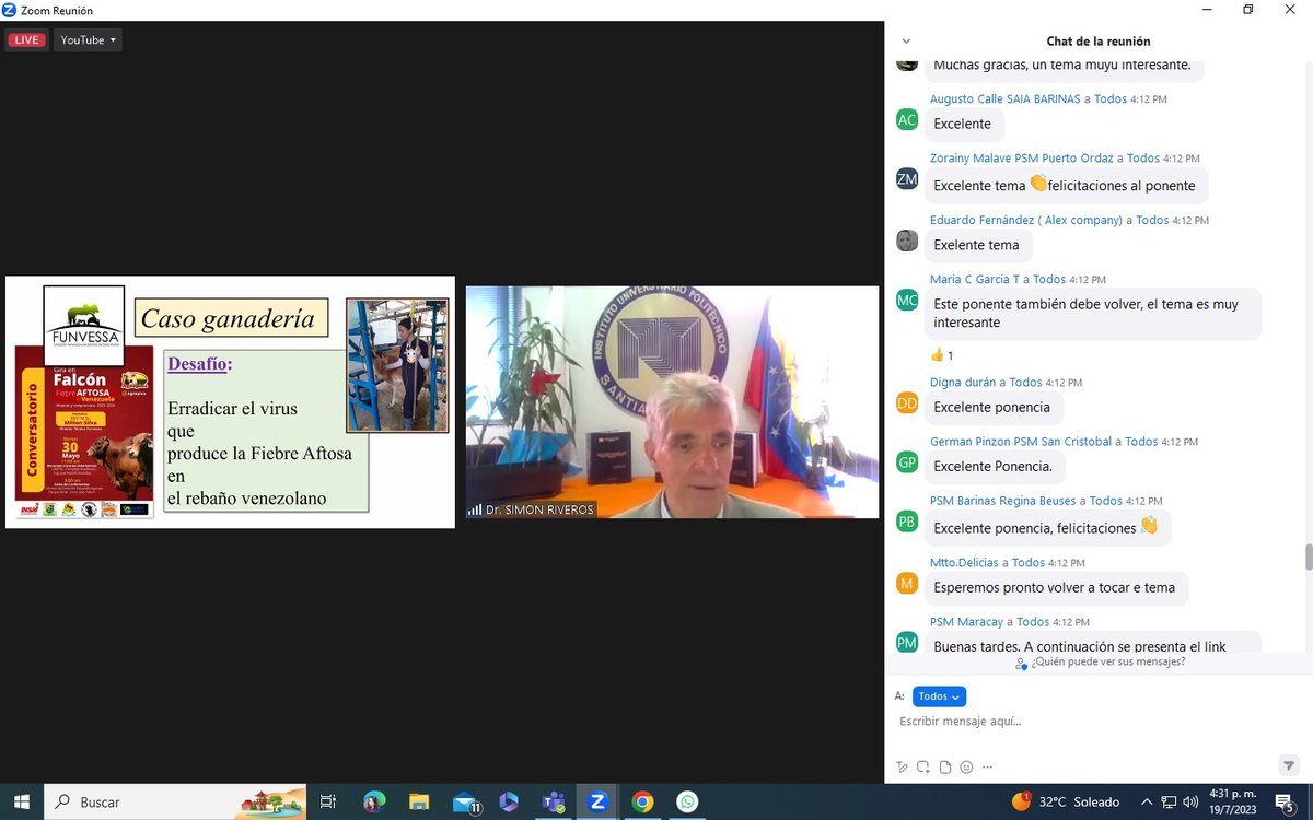 PSMSanCristobal's tweet photo. Desde el PSM San Cristóbal agradecemos y felicitamos al Dr. Simón Rivero por su interesante ponencia titulada Producción agropecuaria bajo sistemas sostenibles, desarrollada el 2.° día del #IIEncuentroTecnológico del #PSM a nivel nacional. #PSMSC #SanCristóbal #Mérida #ponente https://t.co/nUo2woJPlR