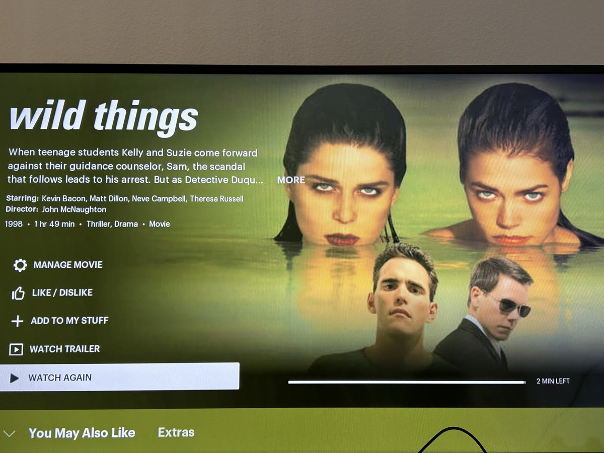 Wild things is on Hulu…treat yourself!!!